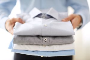 Professional Laundry Services delivering clothes that are clean and folded