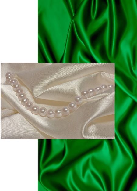 Dry cleaning delicate fabrics such as these silk fabrics helps retain color and shape